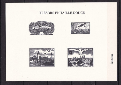 Timbres epreuves tresors - epreuves, en