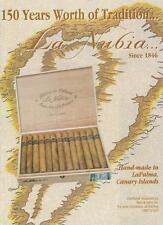 La Nubia Cigar Box 1996 MAGAZINE PRINT AD LaPalma Canary Islands