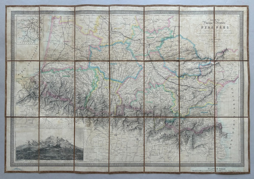 Carte physique routière - carte, et