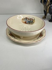 Ensemble égouttoir plat Sarreguemines modèle Obernai en bonne etat