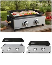 Plancha gaz Barbecue INOX 2