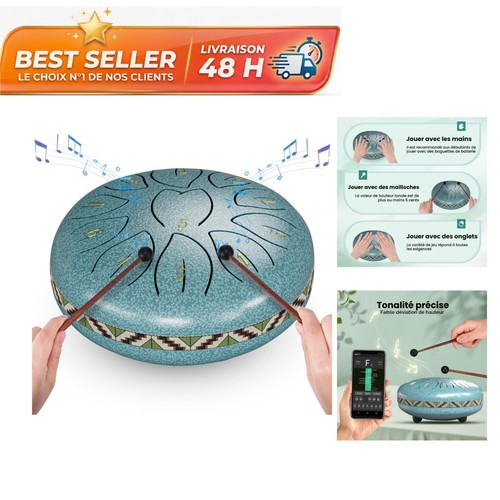 Handpan steel tongue drum - steel,