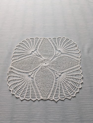 Napperon carré crochet - napperon,
