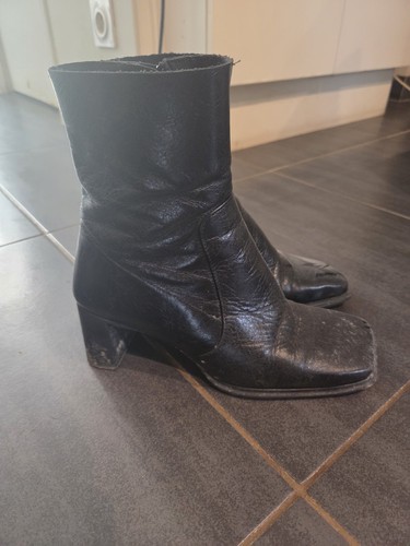 Bottes talons femme usées