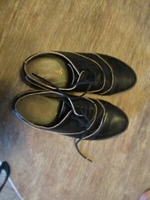 RARES CHAUSSURES FEMME VINTAGE COLLECTOR KICKERS CUIR NOIR T 39 BE A 20€ ACH IMM