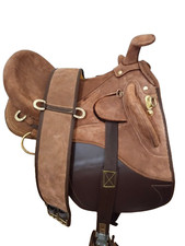 Selle synthétique australienne Horse Tack avec support taille 15" pour cheval