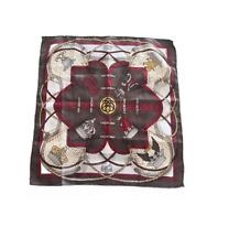 S5# Hermès  grande tenue gavroche silk scarf  16 inch