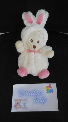 Doudou peluche ours déguisé - doudou,