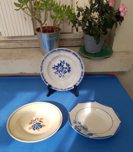Ancienne assiettes creuses - 3,