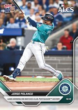 Jorge Polanco ALCS Game 1 Winning RBI- 2025 MLB Topps NOW - Card 861 Presale