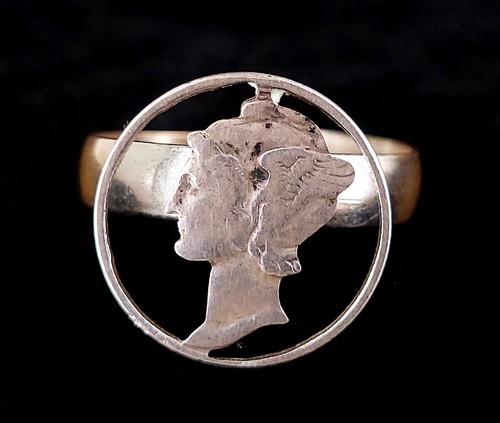 Vintage argent sterling - sterling, ailé