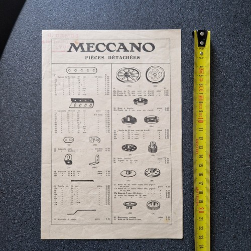 Meccano anciens catalogue - ,
