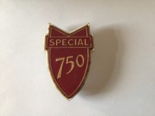 Fiat 750 SPECIAL WRITING BADGE ACCESSORY AFTER MARKET OF THE ERA 