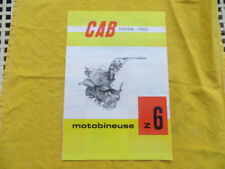 CAB Z6 treadmill - advertising document