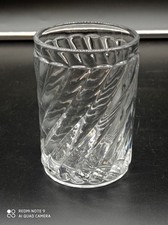 1 Verres Gobelet en Cristal de BACCARAT modèle BAMBOU TORS , H 10 cm , signé .