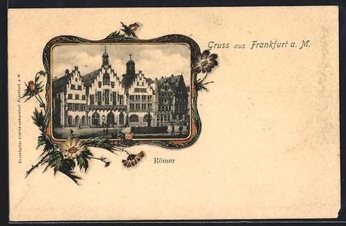 Vieux francfort romains dans - vieux,