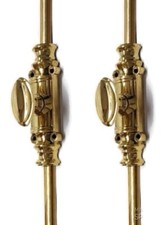 2 quality machine made sets 59" inches small oval knob version CREMONE bolts