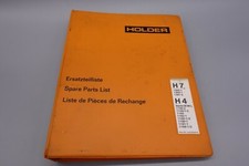 HOLDER Tracteur H7 et H4 Catalogue de pièce détachées