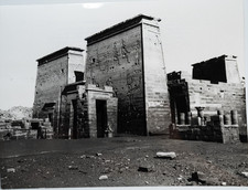 PHOTO ARGENTIQUE Egypte	Monument Nubien Ile de Philae 18X24cm	1960