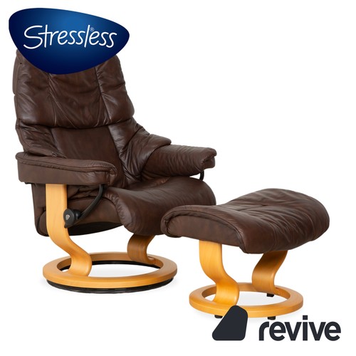 Stressless reno cuir fauteuil - cuir,