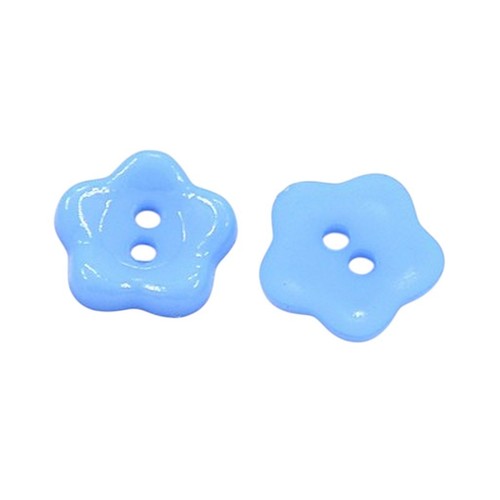 Boutons acrylique bleu - acrylique,