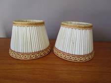 Lot de 2 abat jours en tissus