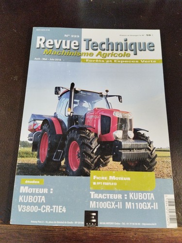 Revue technique machinisme - technique,