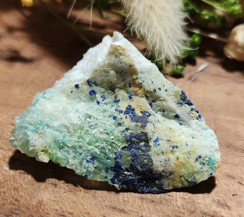 Azurite malachite brute