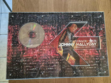 Johnny Hallyday RARE DISQUE De Platine Officiel Flashback Tour Certifié SNEP
