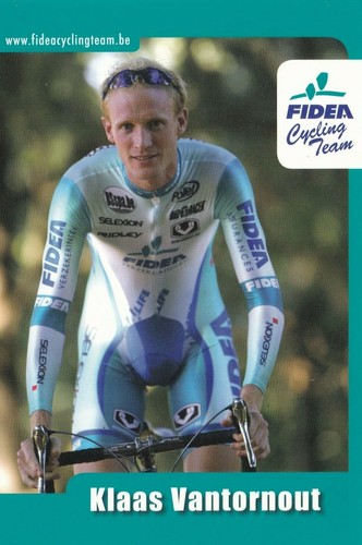 Cyclisme carte cycliste klaas - cyclisme,