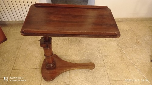 Table lit acajou xix - lit,