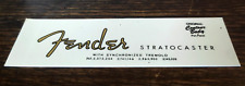 FENDER STRATOCASTER 1965 HEADSTOCK LOGO TETE DE GUITARE FENDER STRATOCASTER 1965