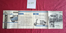 N°21855 /  LAMBRETTA  scooter et fourgonnettes /  dépliant en français