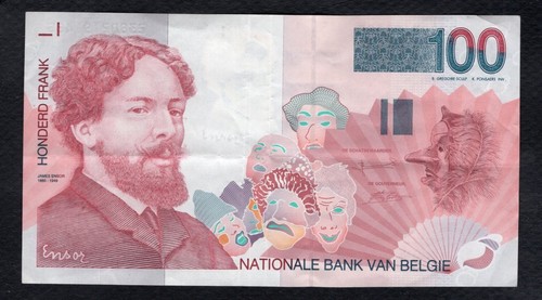 Belgique 100 francs james - francs,