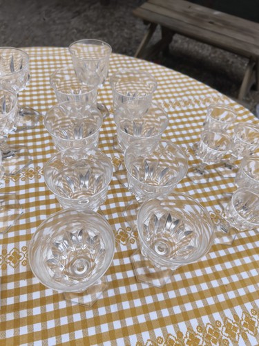 Lot verres cristal - lot, de