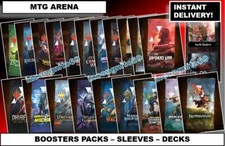 MTG ARENA CODE CARD MAGIC PACK DUSKMOURN BLOOMBURROW OUTLAWS MANOR PRERELEASE