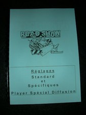 notice en français du flipper Williams:  ROAD SHOW