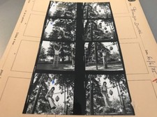 FRANÇOIS DUVAL : PLANCHE CONTACT ORIGINALE DE 1975