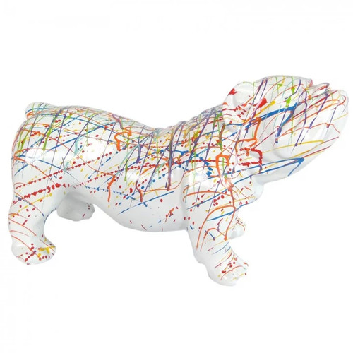Statue résine chien - résine,