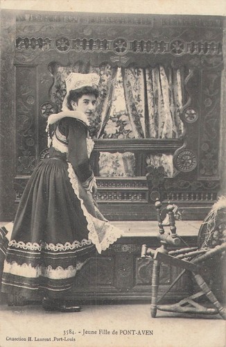 Jeune fille pont aven - fille, de