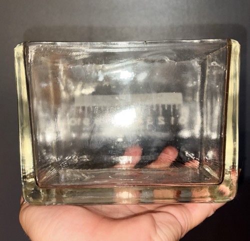 Vintage glass battery jar - glass,