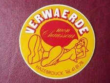 STICKER STICKER STICKER VERWAERDE SHOEMAKER SHOE HAZEBROUCK