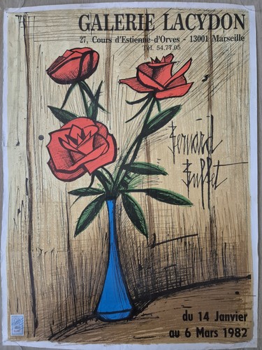 Affiche vintage bernard buffet - vintage,