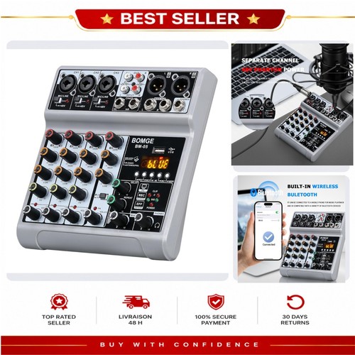 Bomge table mixage audio 5 - table,