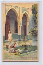 Morocco - FEZ Fez - Litho - Moroccan Interior - Ed. C.G.T.