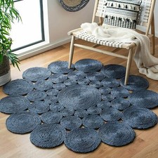 Tapis rond en jute 100 %