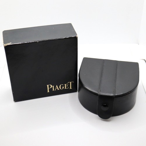 Boîte cuir piaget noire - boîte,