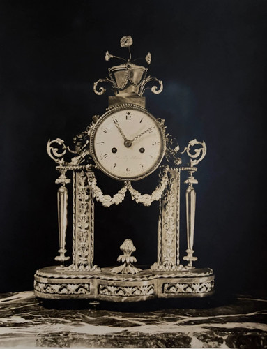 Photographie pendule bronze - pendule,