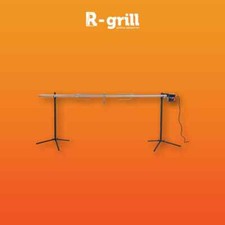 XXL TOURNEBROCHE BARBECUE XXL 190/85cm tourne broche pour méchoui