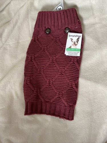 Pull chien bordeaux - ,